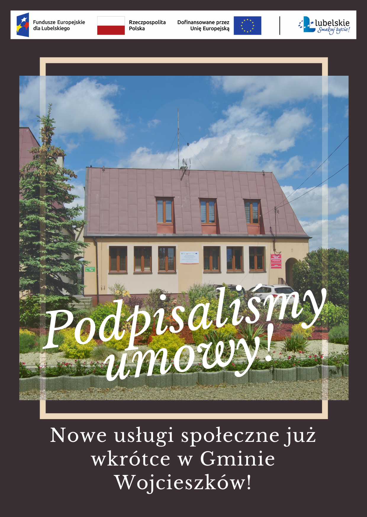 Miniaturka artykułu Podpisaliśmy umowy! „CUS w Gminie Wojcieszków”